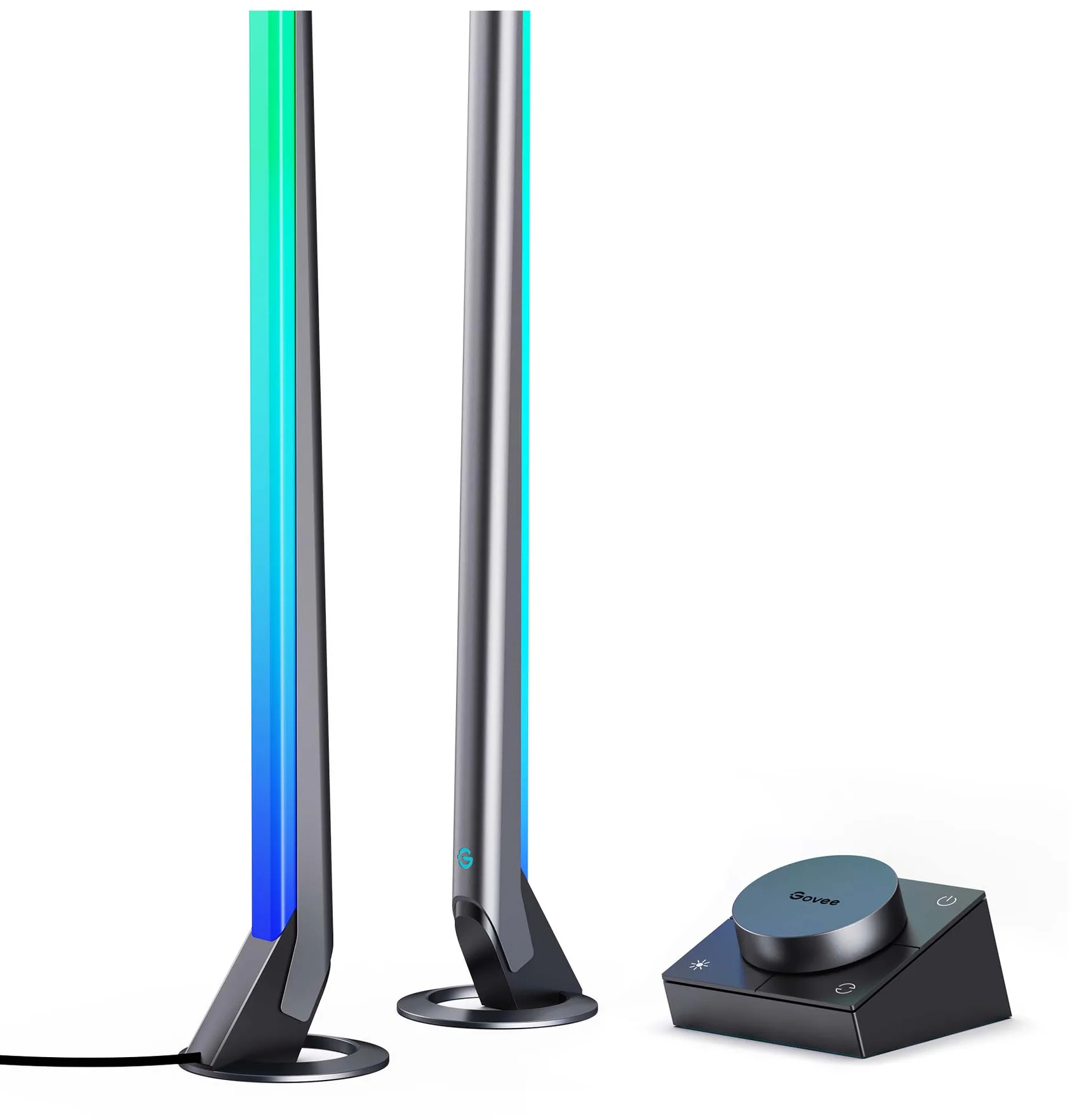 set 2 buc lampa led govee h6047 rgbic wi-fi gaming light bars with smart controller, wifi - imagine 8